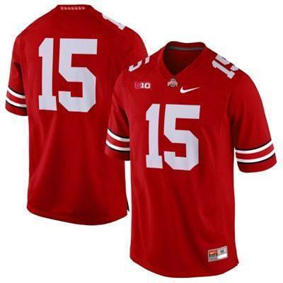 #15 Ohio State Buckeyes Nike Football Jersey - Red