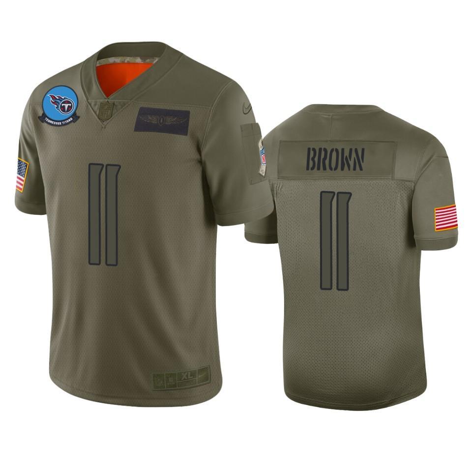 #11 Tennessee Titans A.J. Brown Camo 2019 Salute to Service Limited Jersey