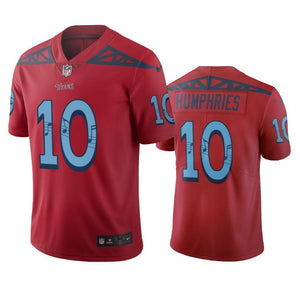 #10 Tennessee Titans Adam Humphries Red Vapor Limited City Edition Jersey - Red