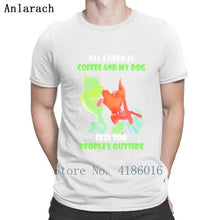 Load image into Gallery viewer, Grinches All I Need Is Coffee And My Dog T Shirt Cotton New Style Over Size 5xl Custom Cute Summer Style