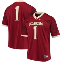 Load image into Gallery viewer, #1 Oklahoma Sooners Nike Limited Football Jersey - Crimson