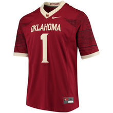 Load image into Gallery viewer, #1 Oklahoma Sooners Nike Limited Football Jersey - Crimson