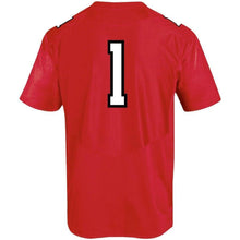 Load image into Gallery viewer, #1 Texas Tech Red Raiders Under Armour Replica Football Jersey - Red