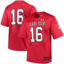 Load image into Gallery viewer, #16 Texas Tech Red Raiders Under Armour Special Event Replica Jersey - Red