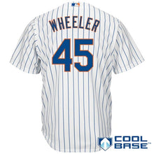 Load image into Gallery viewer, Zack Wheeler New York Mets Majestic Cool Base Player Jersey - White