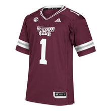 Load image into Gallery viewer, #1 Mississippi State Bulldogs adidas Premier Jersey - Maroon