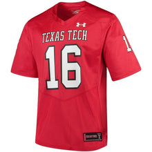Load image into Gallery viewer, #16 Texas Tech Red Raiders Under Armour Special Event Replica Jersey - Red