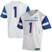 Load image into Gallery viewer, #1 Colorado State Rams Under Armour State Pride Football Jersey