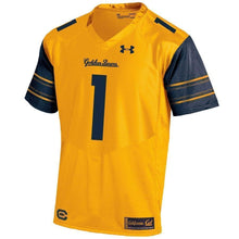 Load image into Gallery viewer, #1 Cal Bears Under Armour Team Football Jersey – Gold