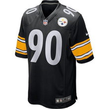 Load image into Gallery viewer, T.J. Watt Pittsburgh Steelers Nike Game Jersey - Black
