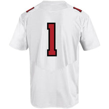 Load image into Gallery viewer, #1 Texas Tech Red Raiders Under Armour Replica Football Jersey - White