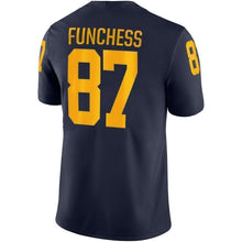 Load image into Gallery viewer, Devin Funchess Michigan Wolverines Jordan Brand Game Jersey – Navy