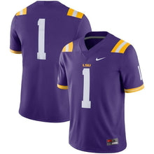 Load image into Gallery viewer, #1 LSU Tigers Nike Game Jersey - Purple