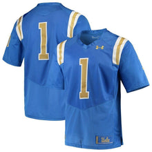 Load image into Gallery viewer, #1 UCLA Bruins Under Armour Premier Football Jersey - Blue