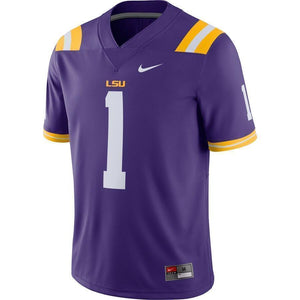 #1 LSU Tigers Nike Game Jersey - Purple