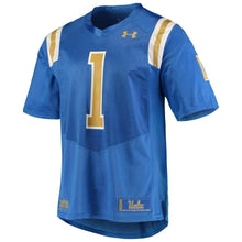 Load image into Gallery viewer, #1 UCLA Bruins Under Armour Team Replica Football Jersey - Blue