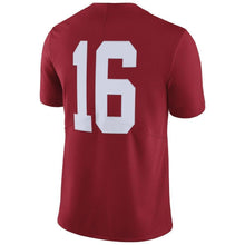 Load image into Gallery viewer, #16 Alabama Crimson Tide Nike Limited Football Jersey - Crimson