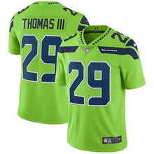Load image into Gallery viewer, Earl Thomas Seattle Seahawks Nike Vapor Untouchable Color Rush Limited Player Jersey - Neon Green