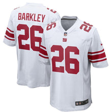 Load image into Gallery viewer, Saquon Barkley New York Giants Nike Game Jersey – White