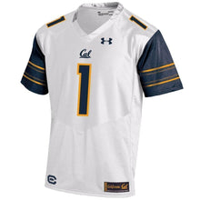 Load image into Gallery viewer, #1 Cal Bears Under Armour Replica Football Jersey - White