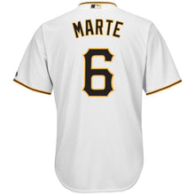 Load image into Gallery viewer, Starling Marte Pittsburgh Pirates Majestic Cool Base Player Jersey - White