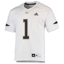 Load image into Gallery viewer, #1 Georgia Tech Yellow Jackets Chase Football Jersey – White