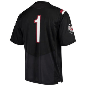 #1 South Carolina Gamecocks Under Armour Team Replica Football Jersey - Black