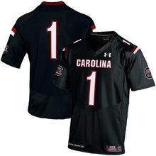 Load image into Gallery viewer, #1 South Carolina Gamecocks Under Armour Premier Football Jersey - Black