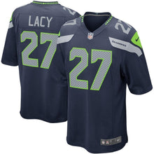 Load image into Gallery viewer, Eddie Lacy Seattle Seahawks Nike Game Jersey - Navy