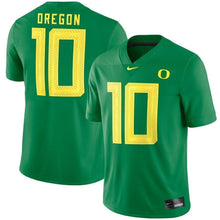 Load image into Gallery viewer, #10 Oregon Ducks Nike Game Jersey - Green