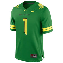 Load image into Gallery viewer, #1 Oregon Ducks Nike Football Game Jersey - Apple Green