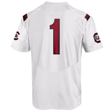 Load image into Gallery viewer, #1 South Carolina Gamecocks Under Armour Replica Football Jersey - White