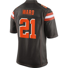 Load image into Gallery viewer, Denzel Ward Cleveland Browns Nike Game Jersey - Brown