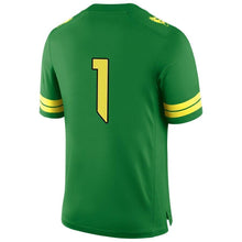 Load image into Gallery viewer, #1 Oregon Ducks Nike Football Game Jersey - Apple Green