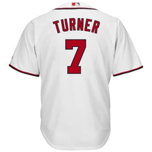 Load image into Gallery viewer, Trea Turner Washington Nationals Majestic Home Cool Base Player Jersey - White