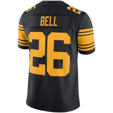 Load image into Gallery viewer, Le'Veon Bell Pittsburgh Steelers Nike Vapor Untouchable Color Rush Limited Player Jersey - Black