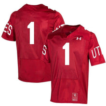 Load image into Gallery viewer, #1 Utah Utes Under Armour College Football 150th Anniversary Special Game Jersey - Red