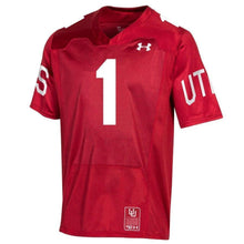 Load image into Gallery viewer, #1 Utah Utes Under Armour College Football 150th Anniversary Special Game Jersey - Red