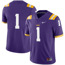 Load image into Gallery viewer, #1 LSU Tigers Nike Football Game Jersey - Purple