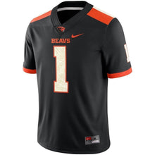 Load image into Gallery viewer, #1 Oregon State Beavers Nike Game Jersey - Black