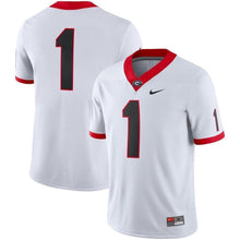 Load image into Gallery viewer, #1 Georgia Bulldogs Nike Game Jersey - White