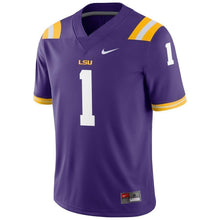 Load image into Gallery viewer, #1 LSU Tigers Nike Football Game Jersey - Purple