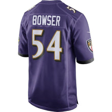 Load image into Gallery viewer, Tyus Bowser Baltimore Ravens Nike Game Jersey - Purple