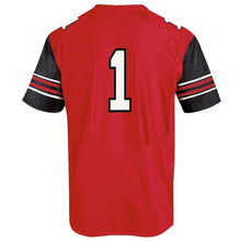 Load image into Gallery viewer, #1 Utah Utes Under Armour Premier Football Jersey - Red