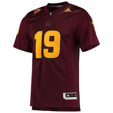 Load image into Gallery viewer, Arizona State Sun Devils adidas Team Premier Football Jersey - Maroon
