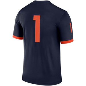 #1 Illinois Fighting Illini Nike Legend Jersey - Navy