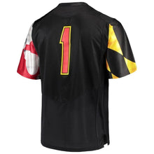 Load image into Gallery viewer, #1 Maryland Terrapins Under Armour Team Replica Football Jersey - Black