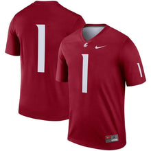 Load image into Gallery viewer, #1 Washington State Cougars Nike Legend Jersey - Crimson