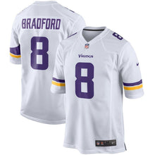 Load image into Gallery viewer, Sam Bradford Minnesota Vikings Nike Game Jersey - White