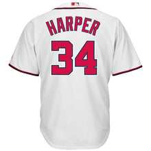 Load image into Gallery viewer, Bryce Harper Washington Nationals Majestic Cool Base Player Jersey - White
